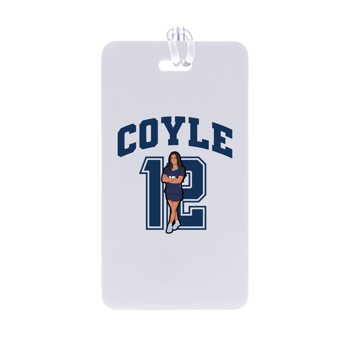 Bag Tag — Number in Classic