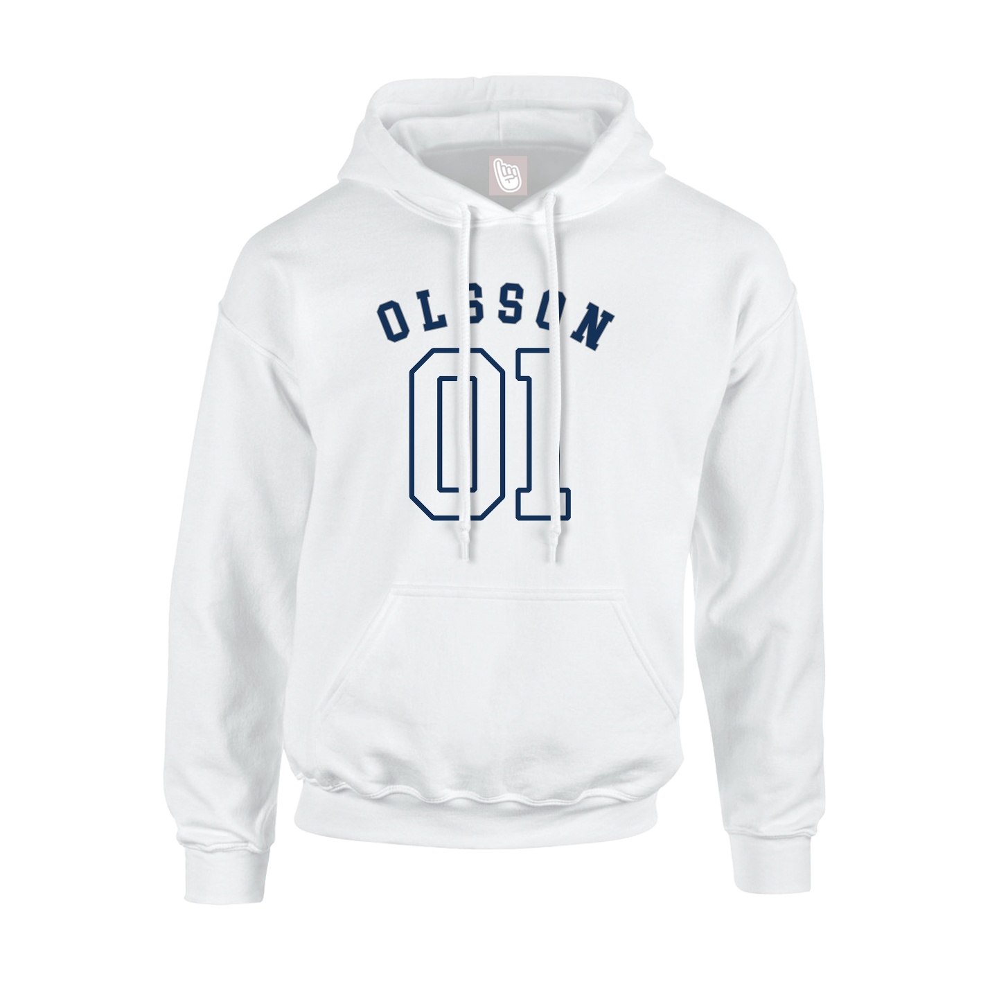 Hoodie — Shirsey Arch in White