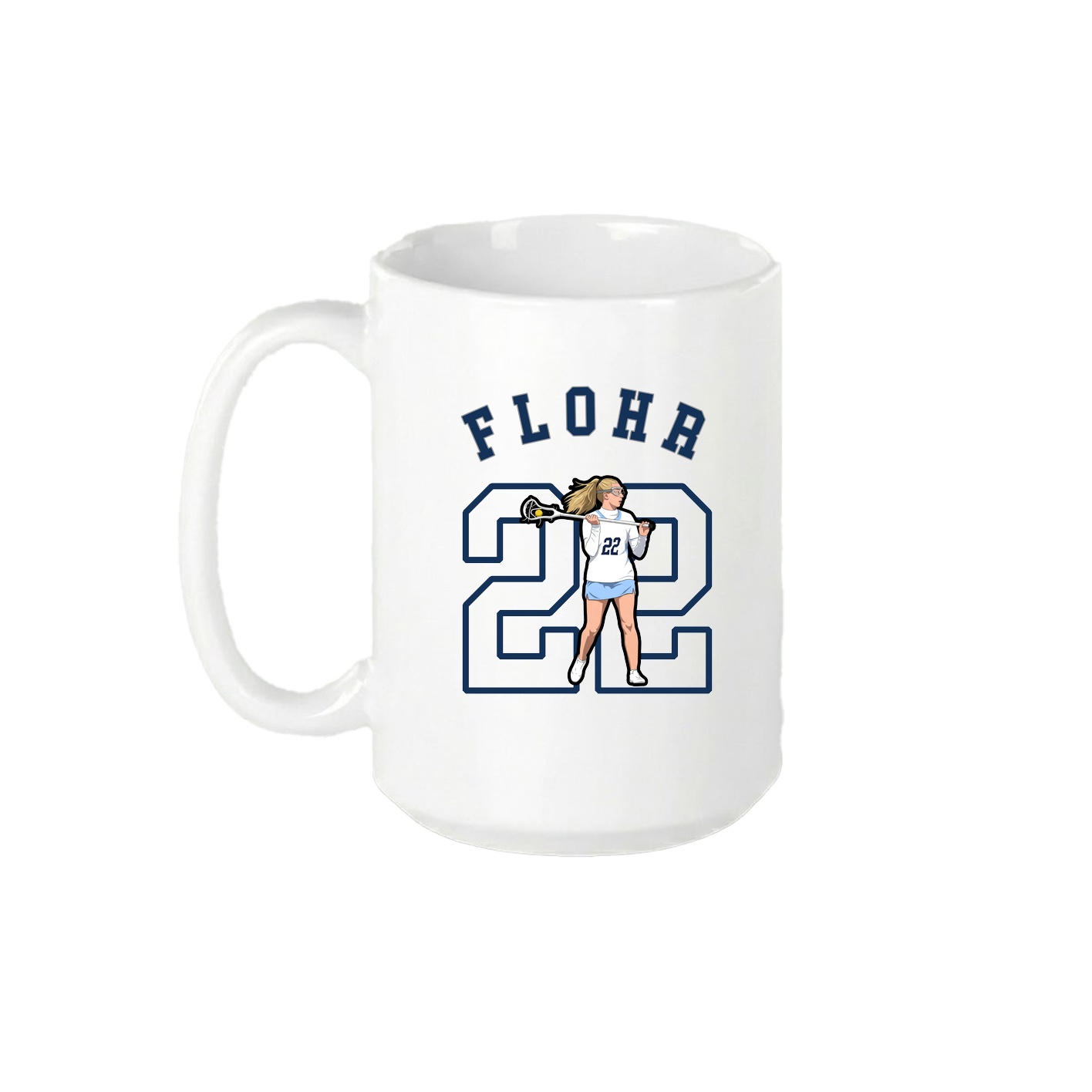 15oz Coffee Mug — Shirsey Arch in White