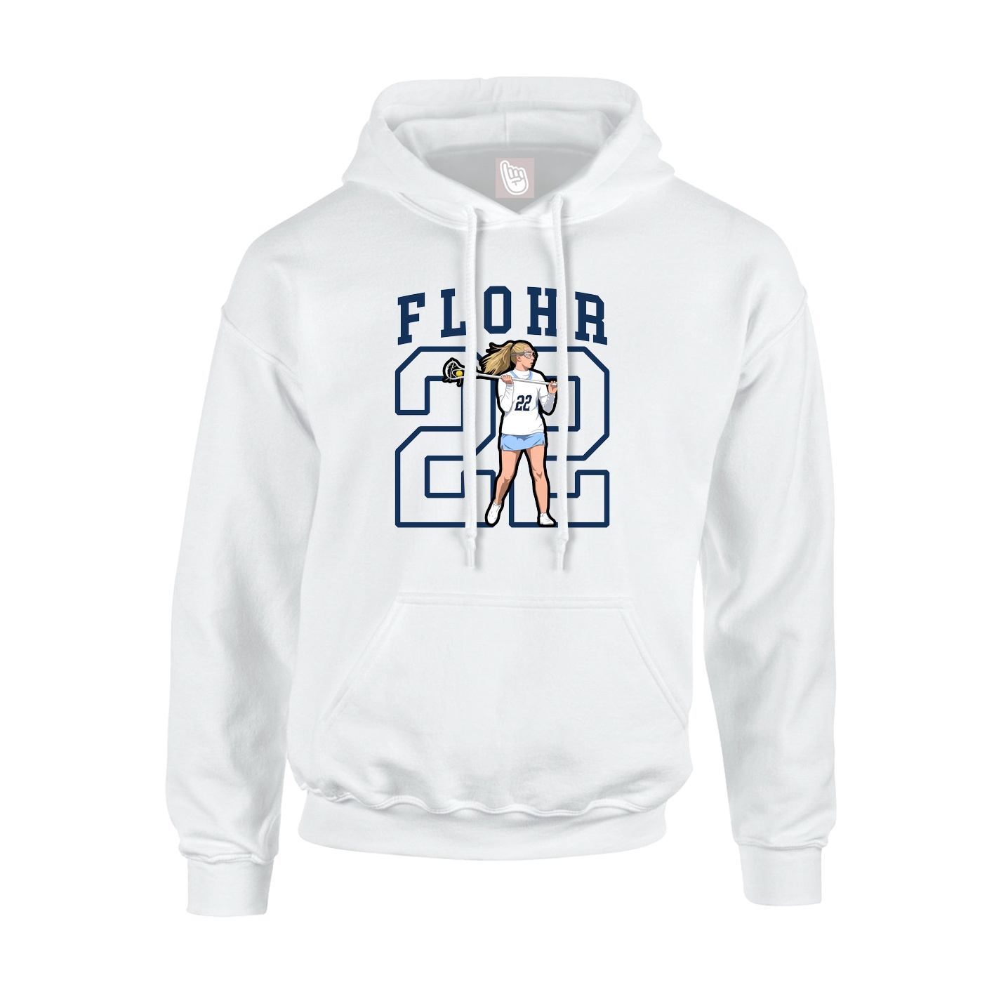 Hoodie — Shirsey in White