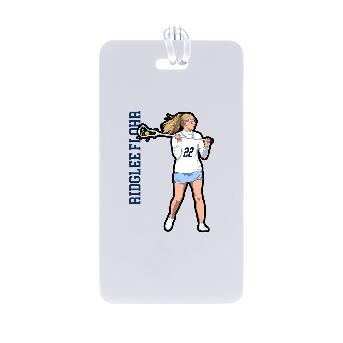 Bag Tag — Name Vertical in Classic