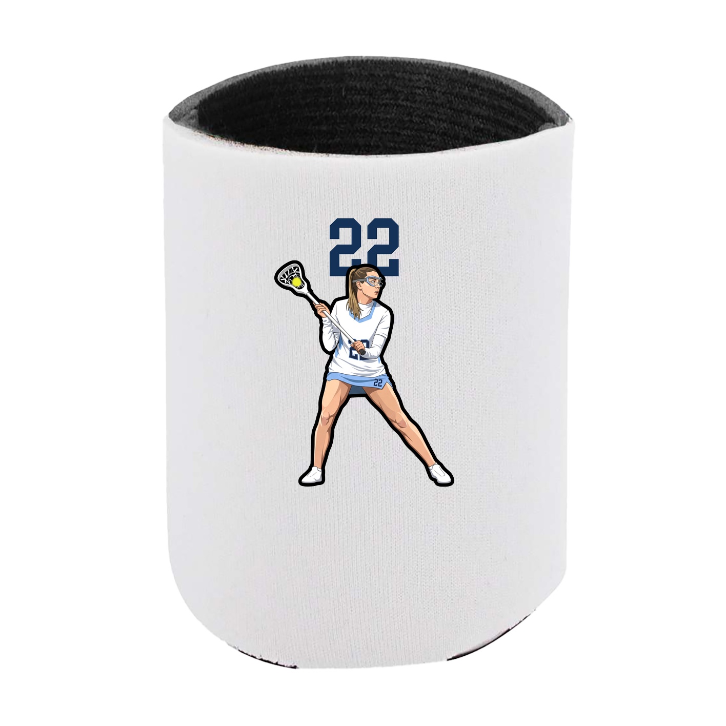 Can Holder — Number Top in White