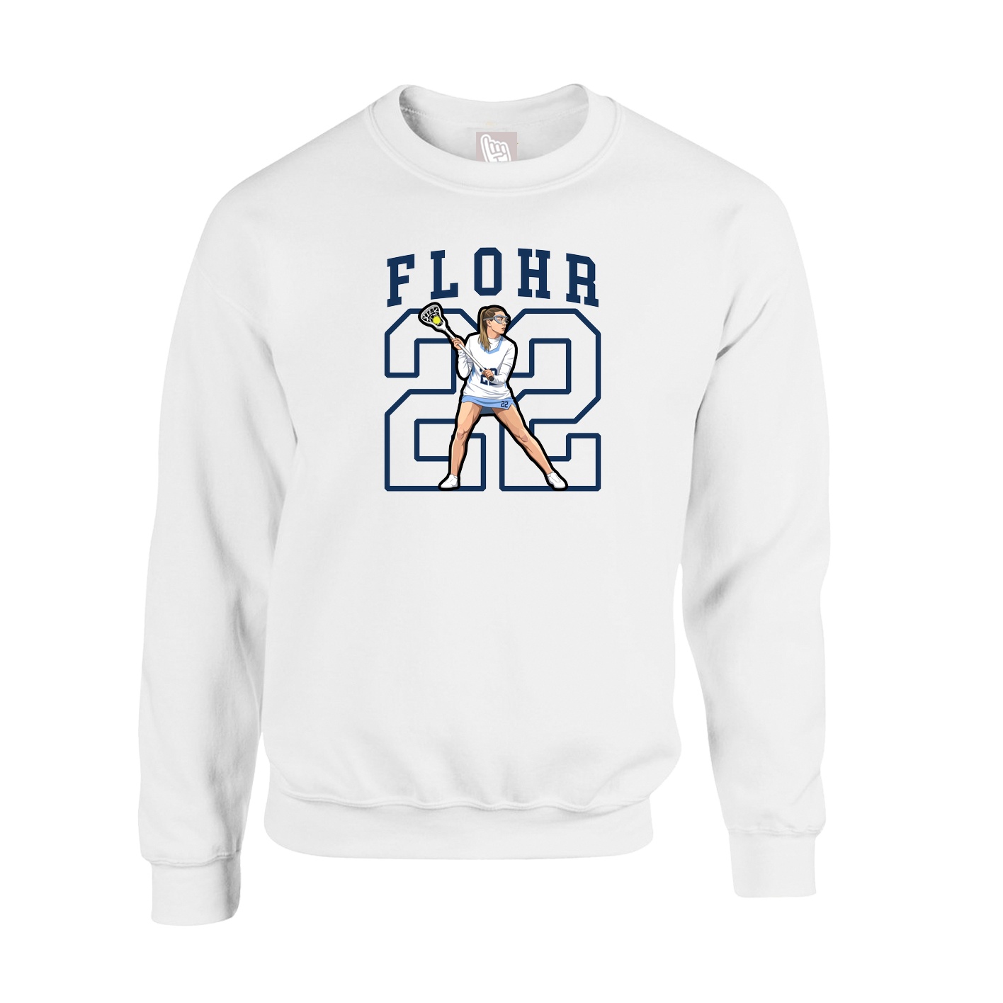 Fleece Crew — Shirsey in White