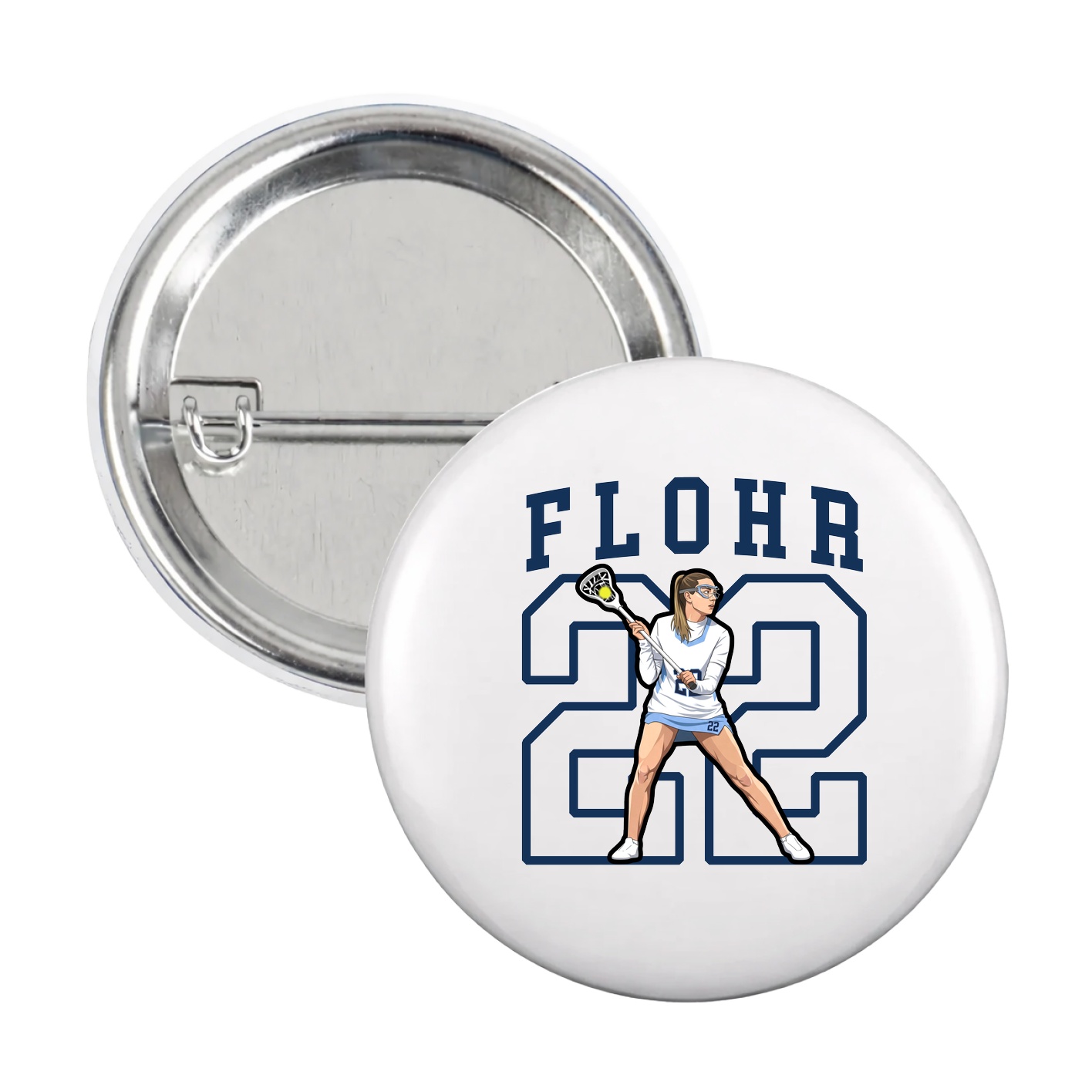 Game Day Button — Shirsey in White