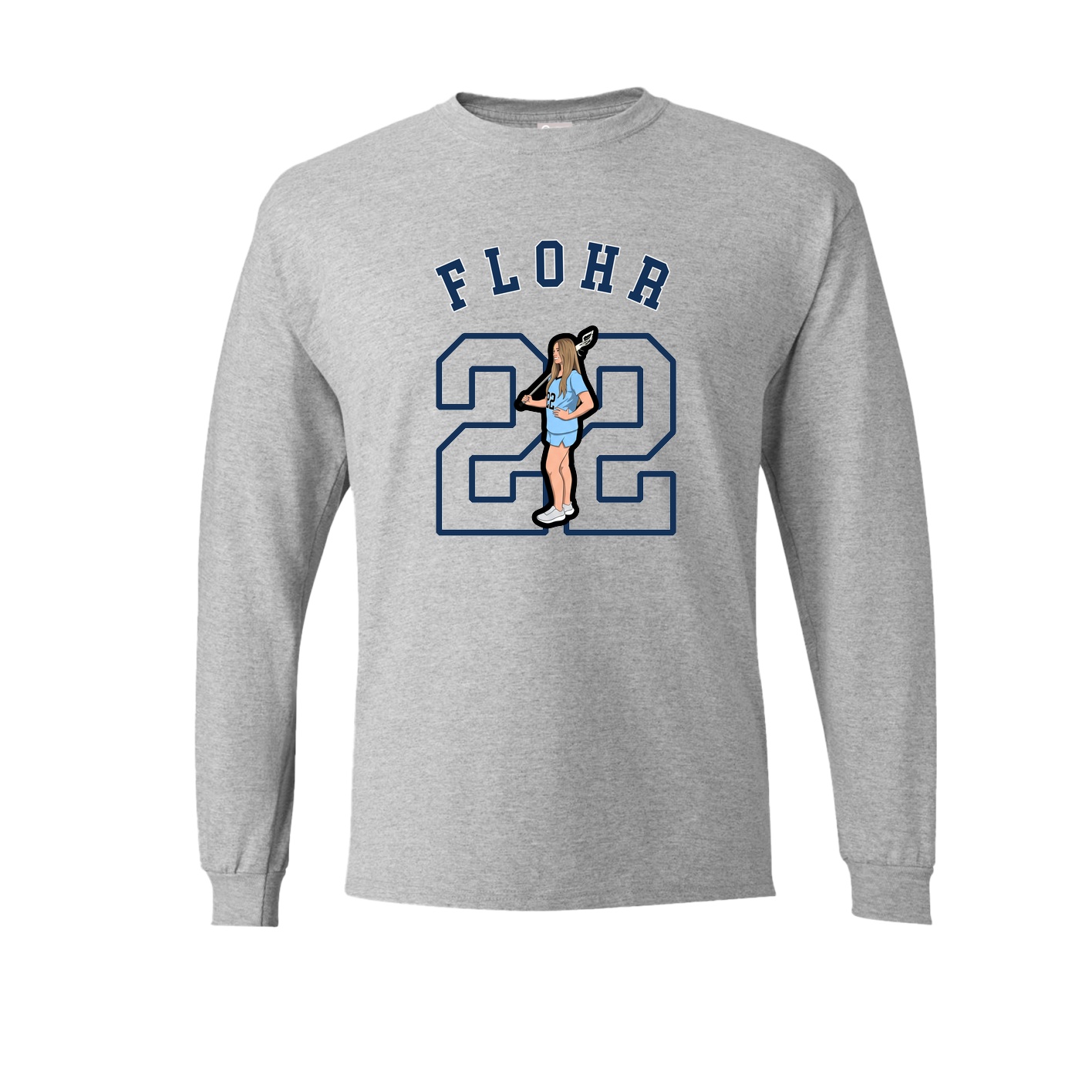Long Sleeve Tee — Shirsey Arch in Grey