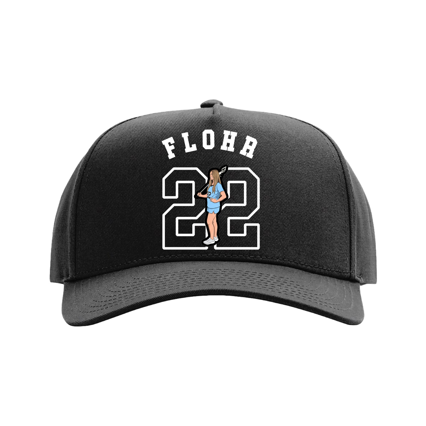 Full Fabric Five-Panel Champ Cap