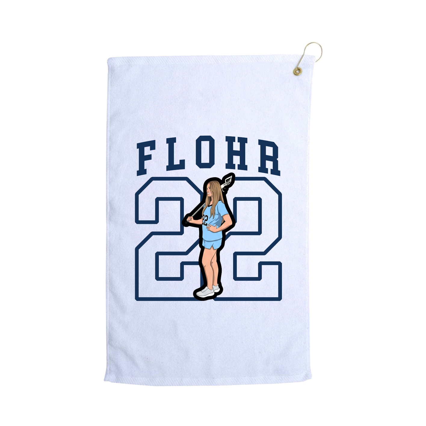 Golf Towel — Shirsey in White