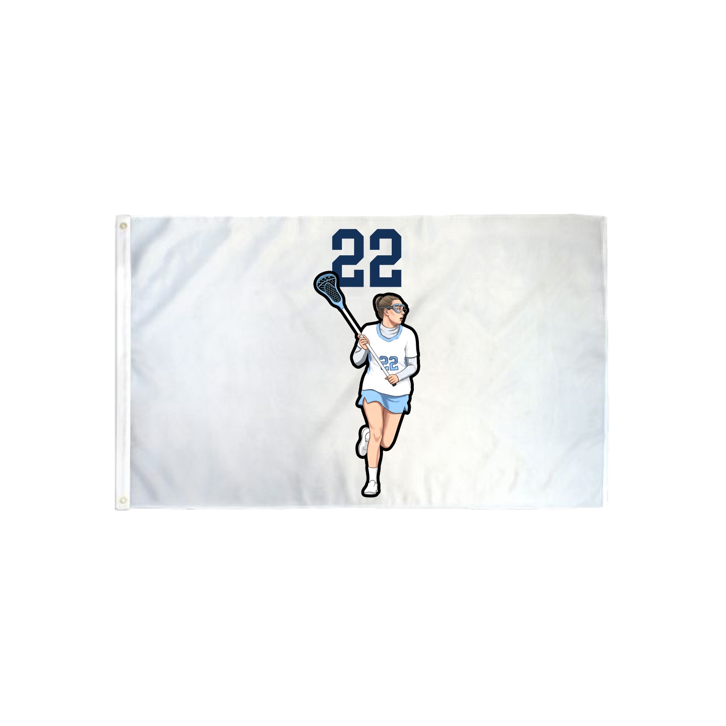 3x5 Flag — Number Top in Classic