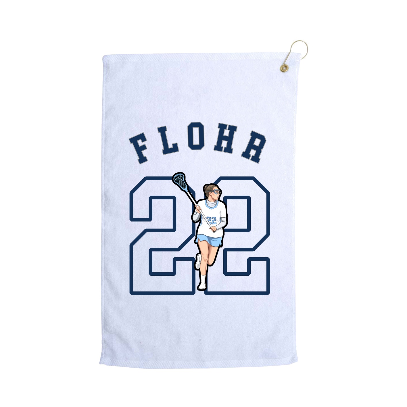Golf Towel — Shirsey Arch in White