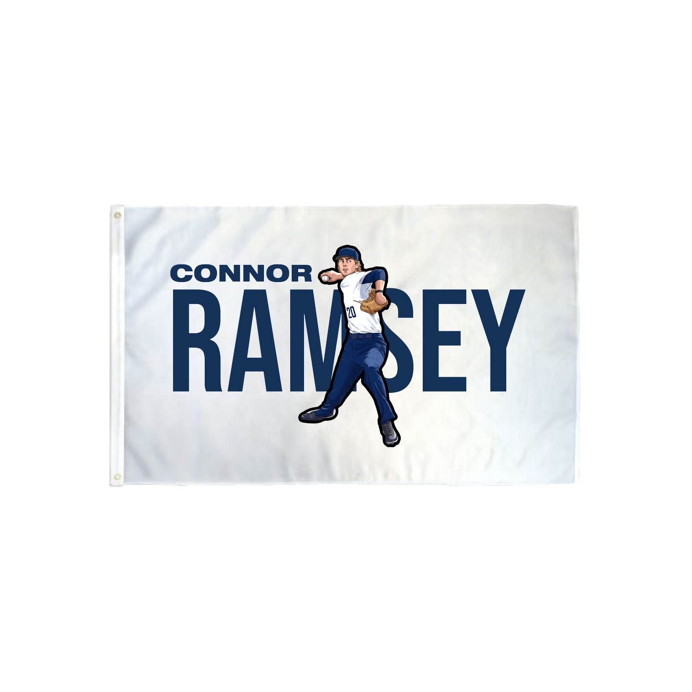 3x5 Flag — Player Name in Classic