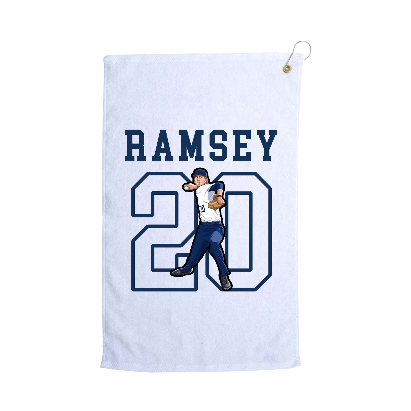 Golf Towel — Shirsey in White
