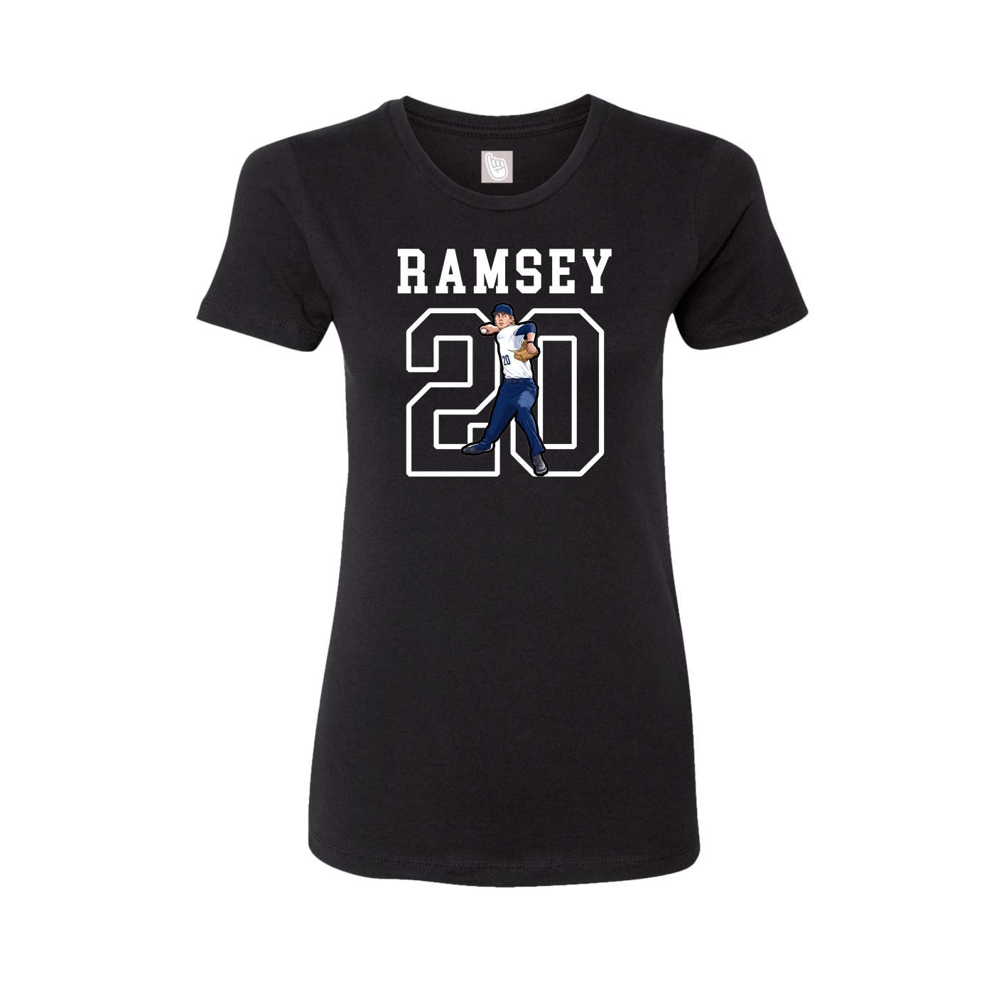 Fitted Women's Tee — Shirsey in Black