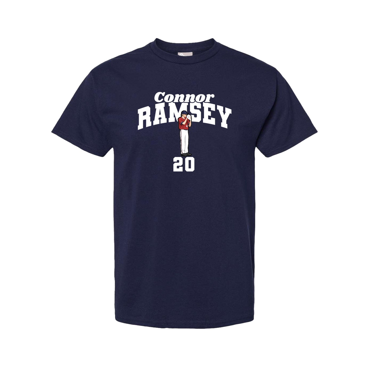Youth Tee — Signature Arch in Navy