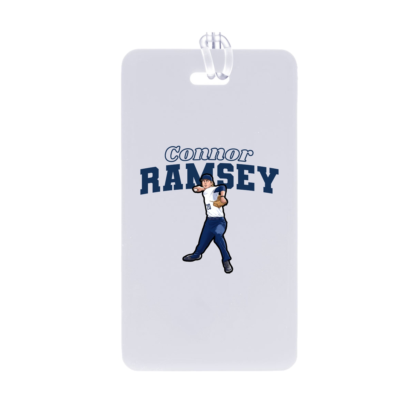 Bag Tag — Name Arch in Classic