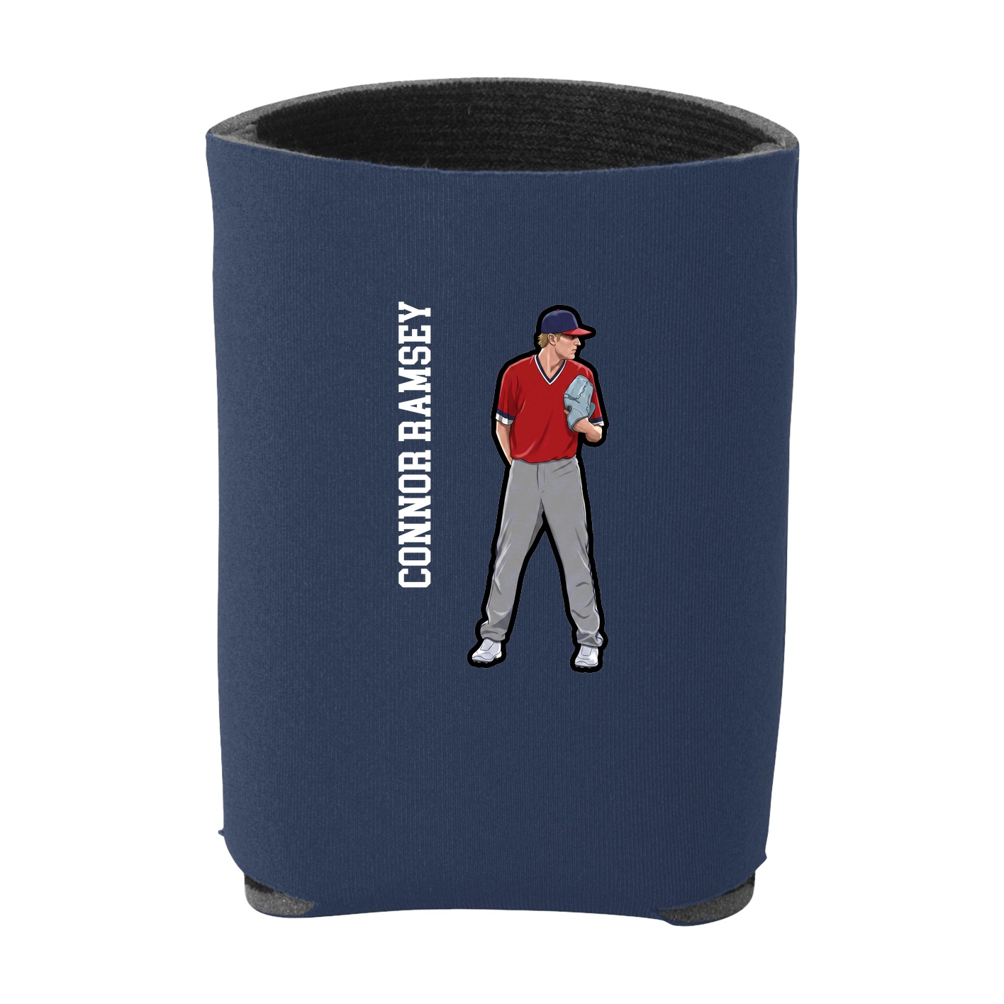 Can Holder — Name Vertical in Navy
