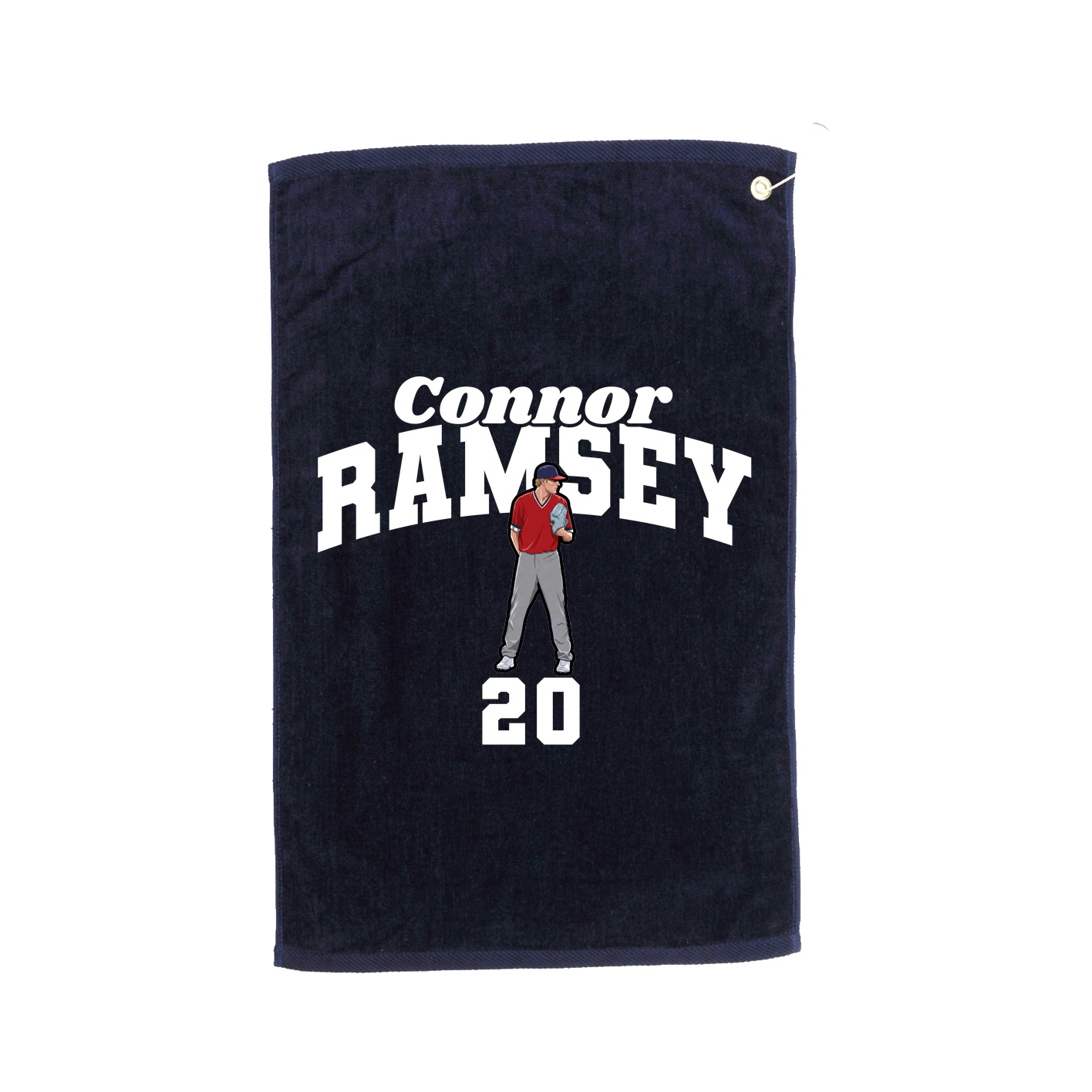 Golf Towel — Signature Arch in Navy