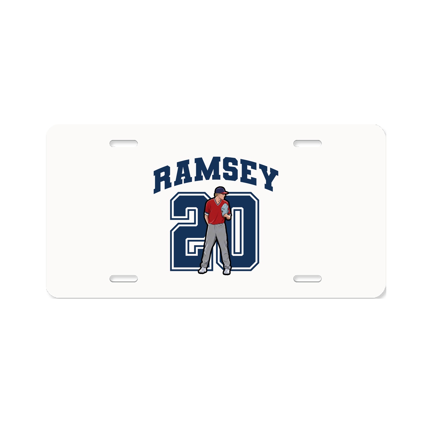 License Plate — Number in Classic