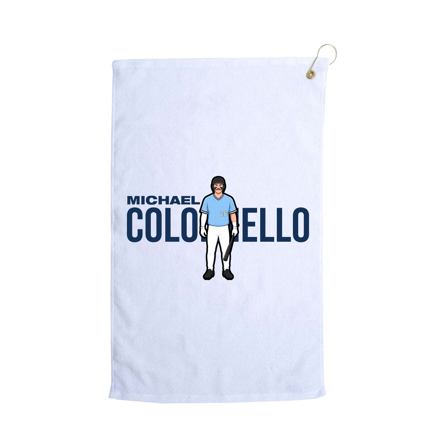 Golf Towel — Player Name in White