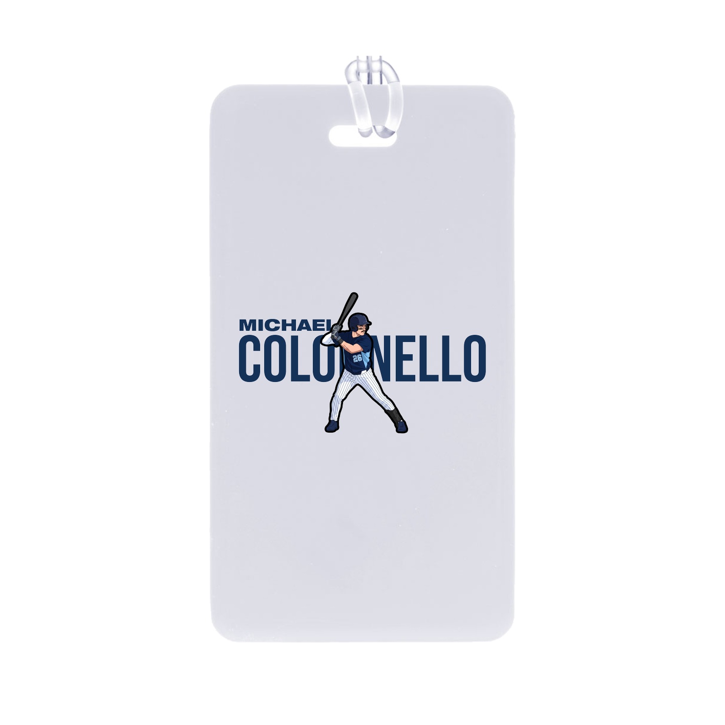 Bag Tag — Player Name in Classic