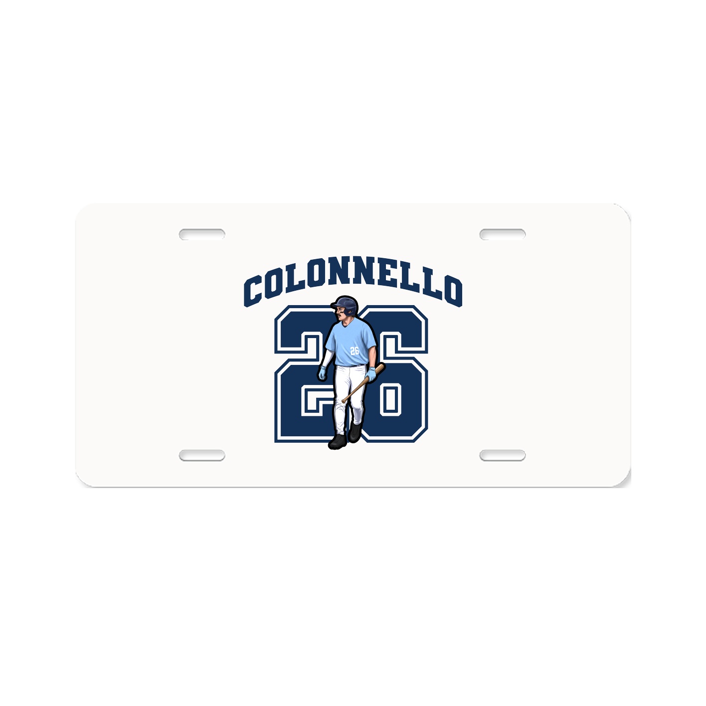 License Plate — Number in Classic
