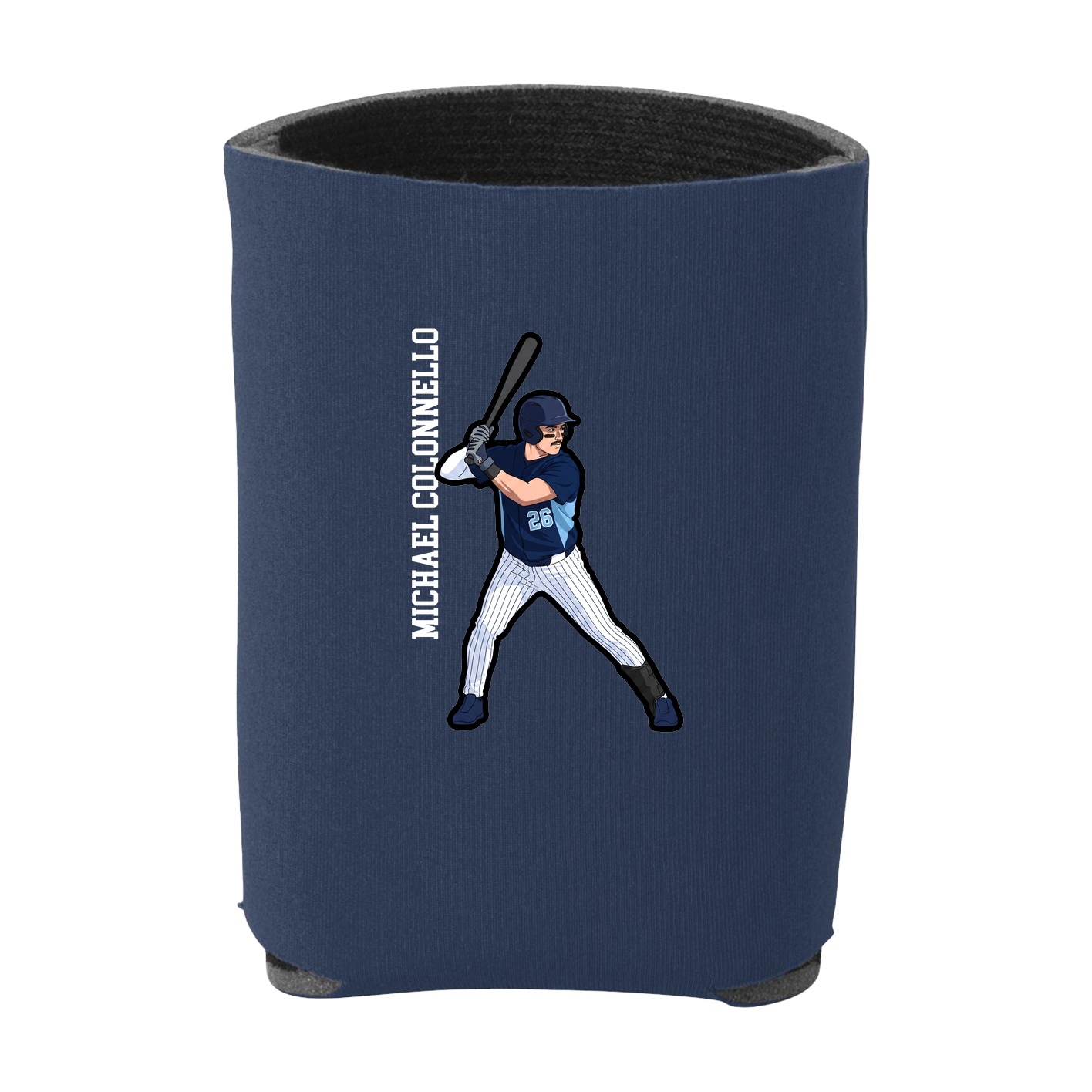Can Holder — Name Vertical in Navy