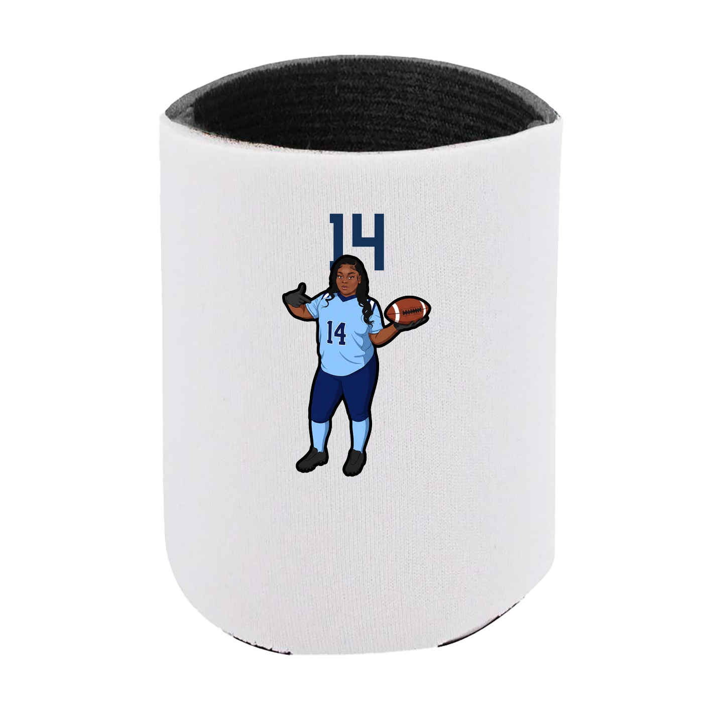 Can Holder — Number Top in White