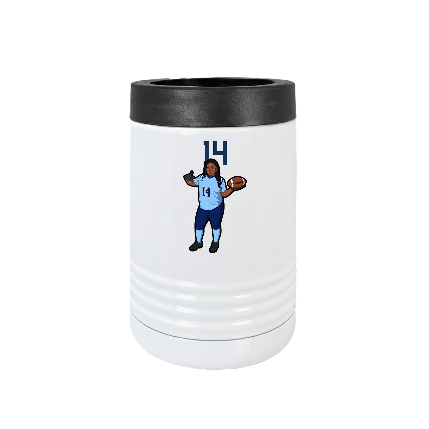 Beverage Holder — Number Top in White