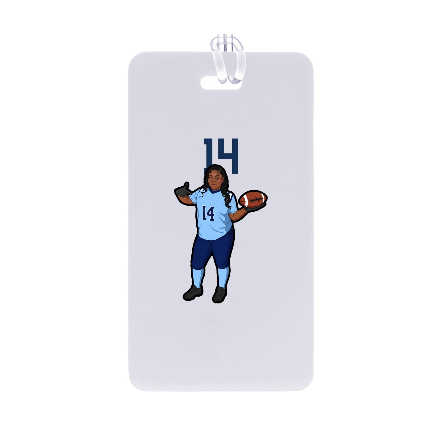 Bag Tag — Number Top in Classic