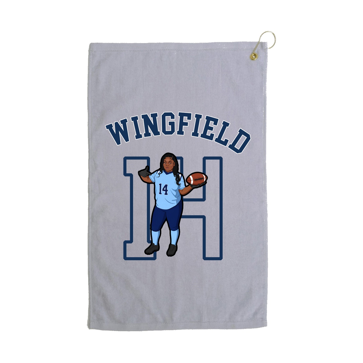 Golf Towel — Shirsey Arch in Grey