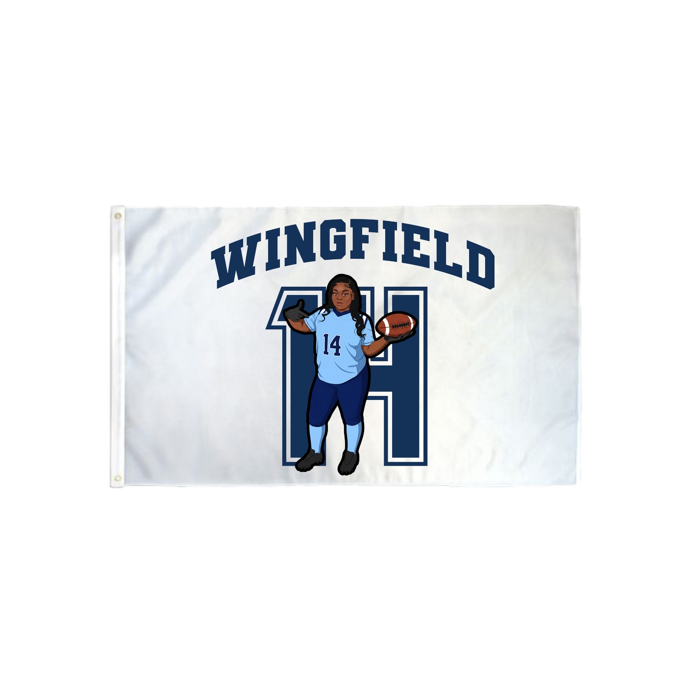 3x5 Flag — Number in Classic