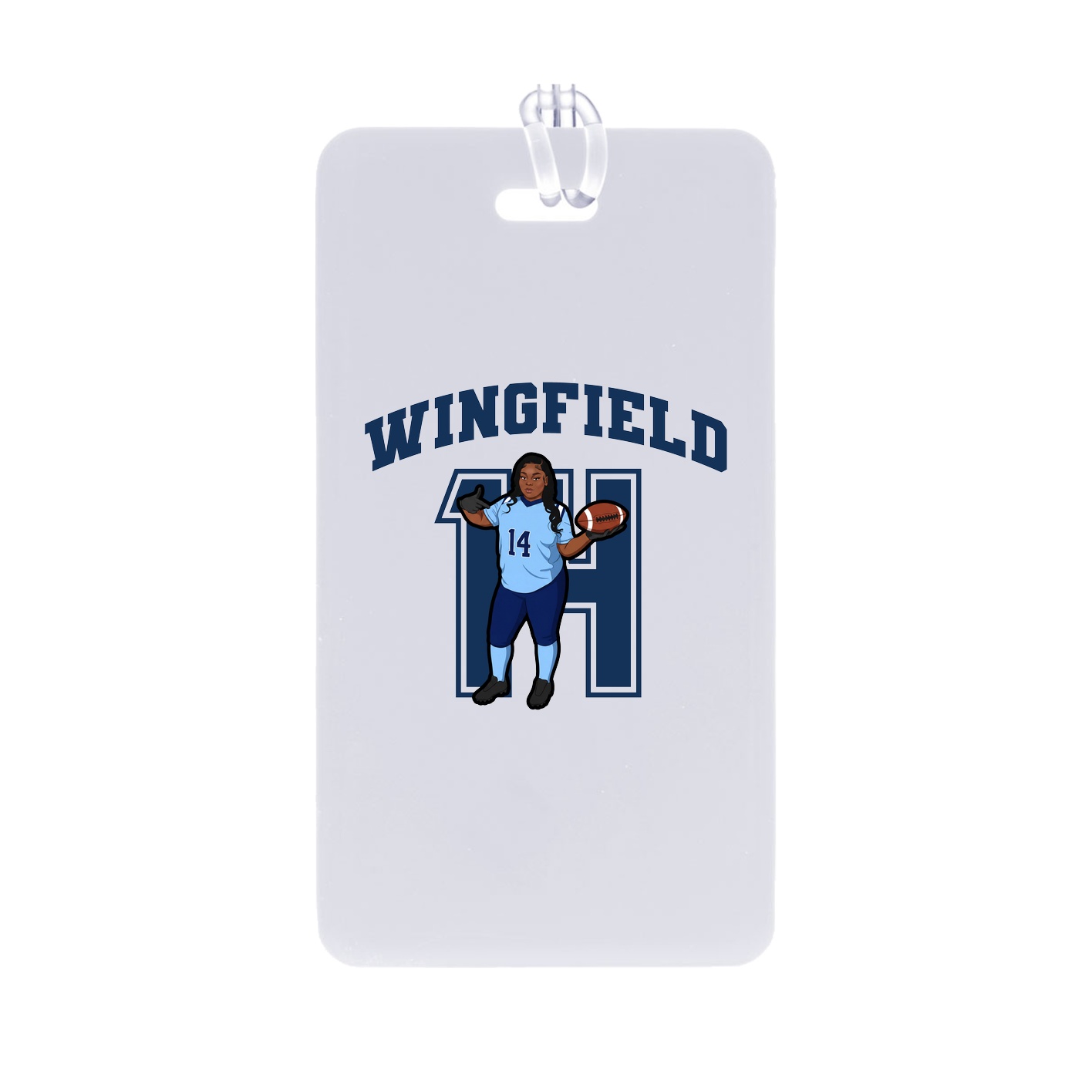 Bag Tag — Number in Classic