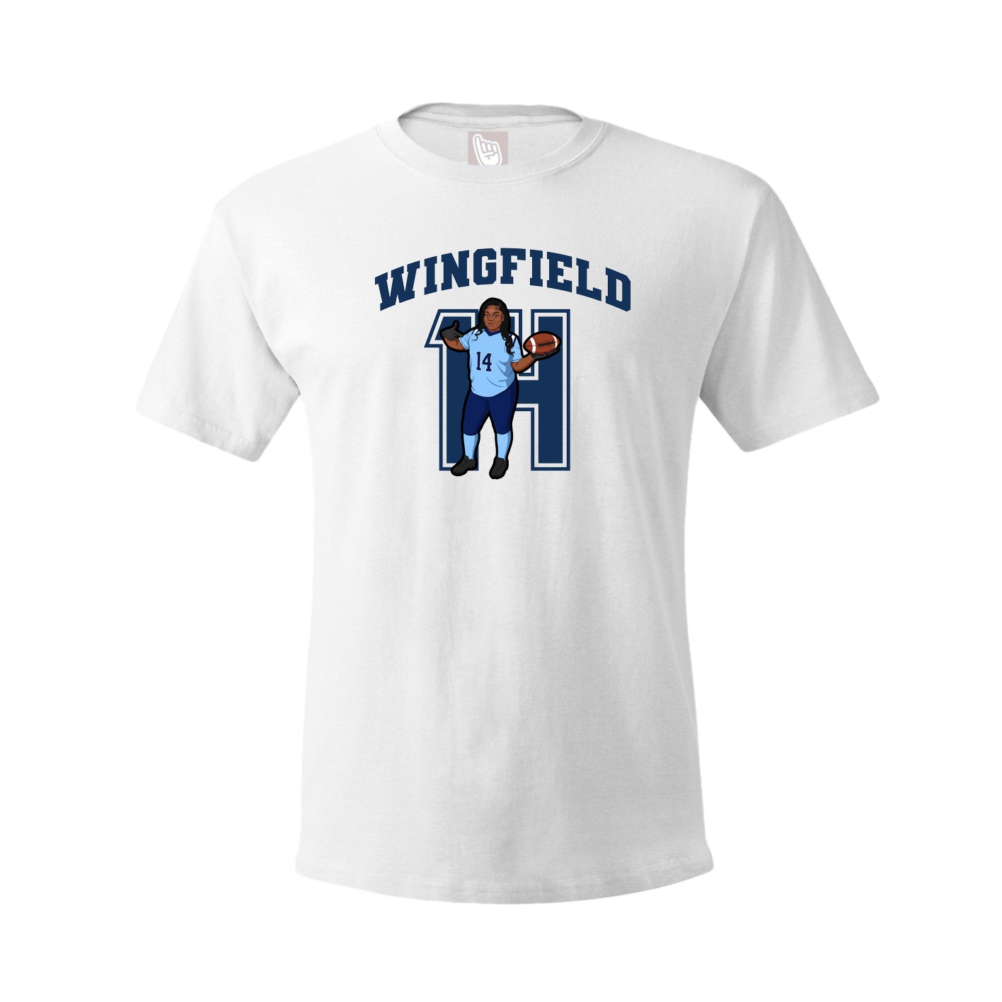 Tee — Number in White