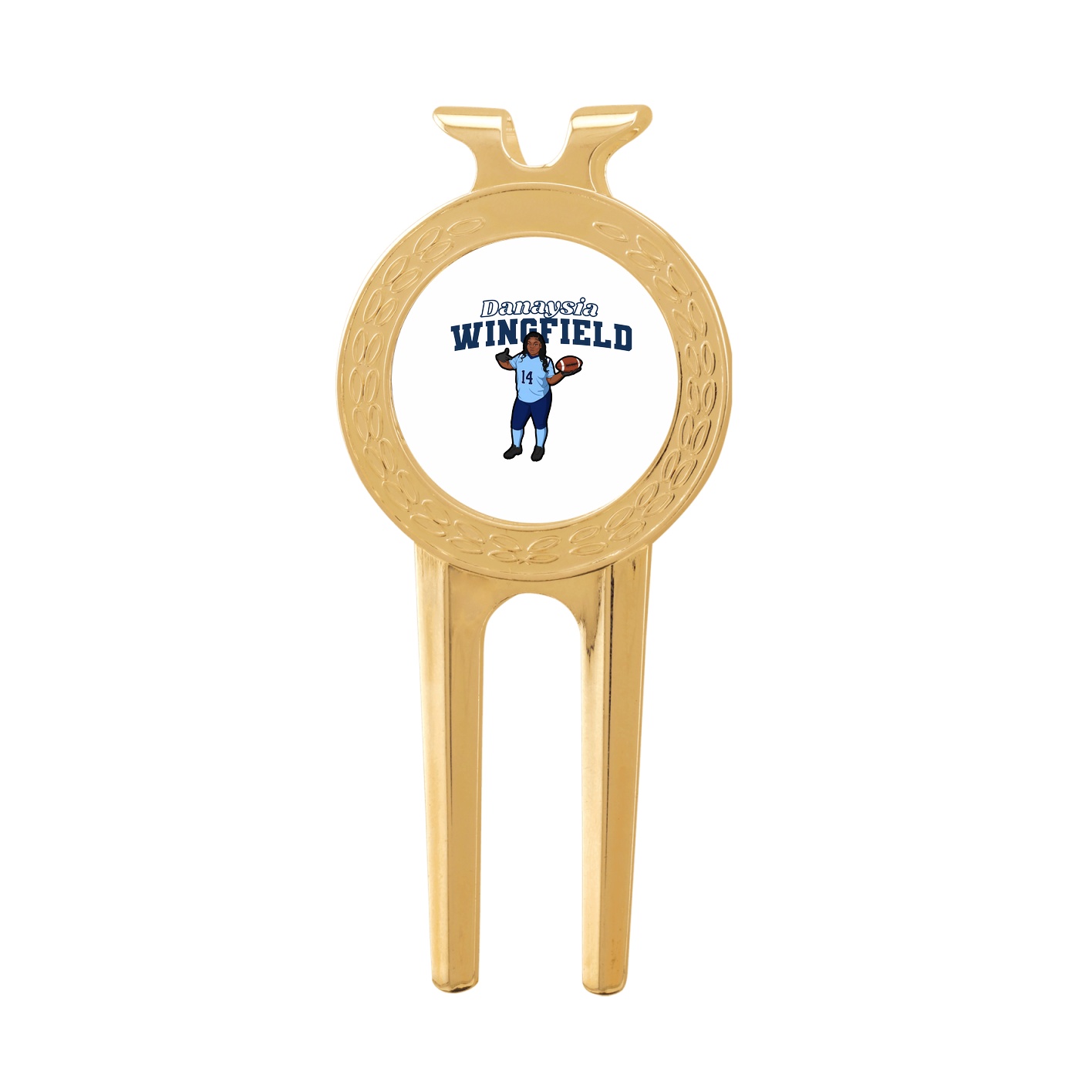 Divot Tool with Ball Marker — Name Arch in Classic