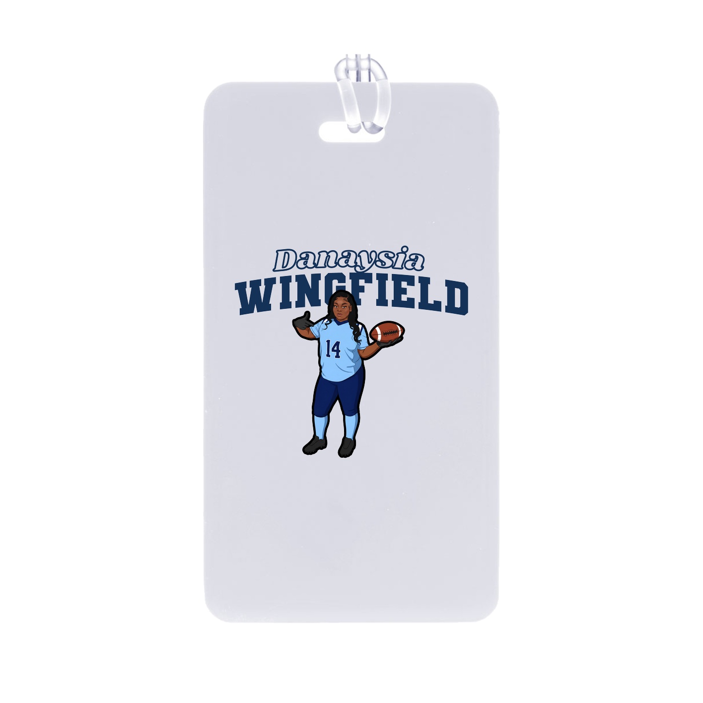 Bag Tag — Name Arch in Classic