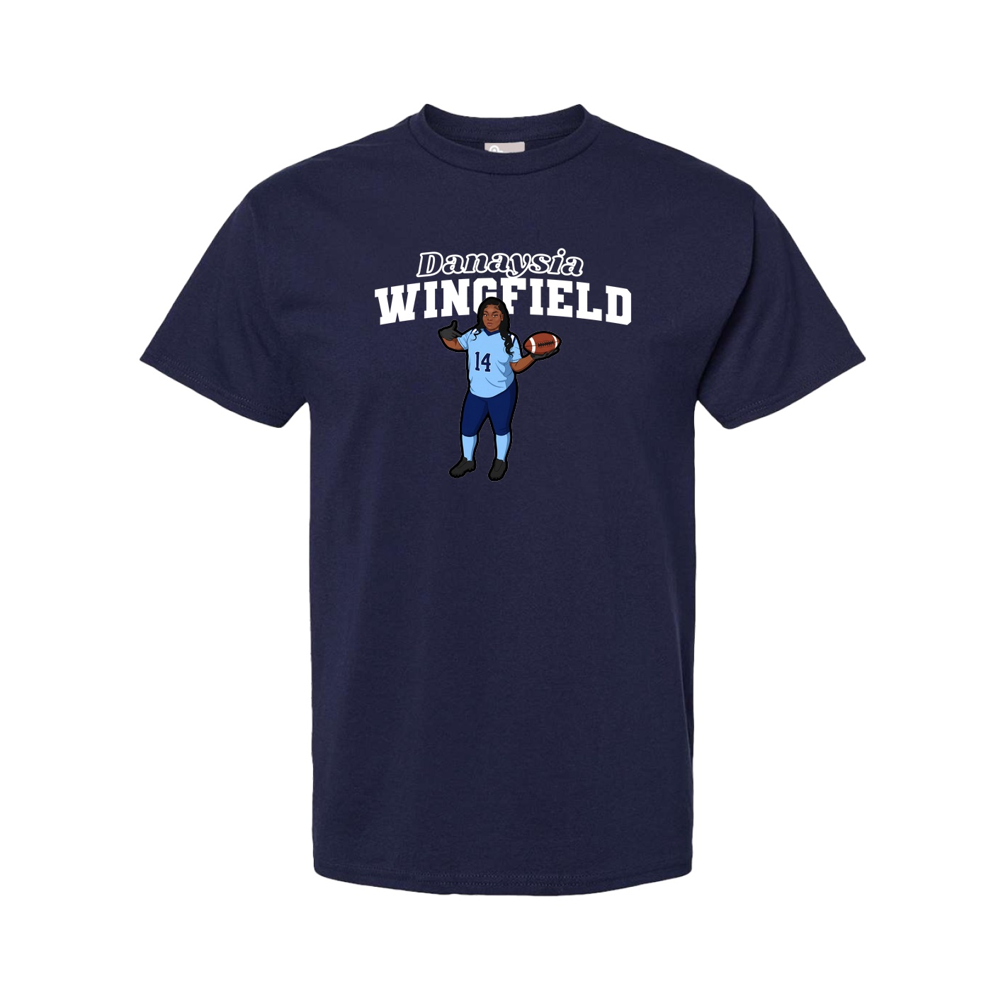 Tee — Name Arch in Navy