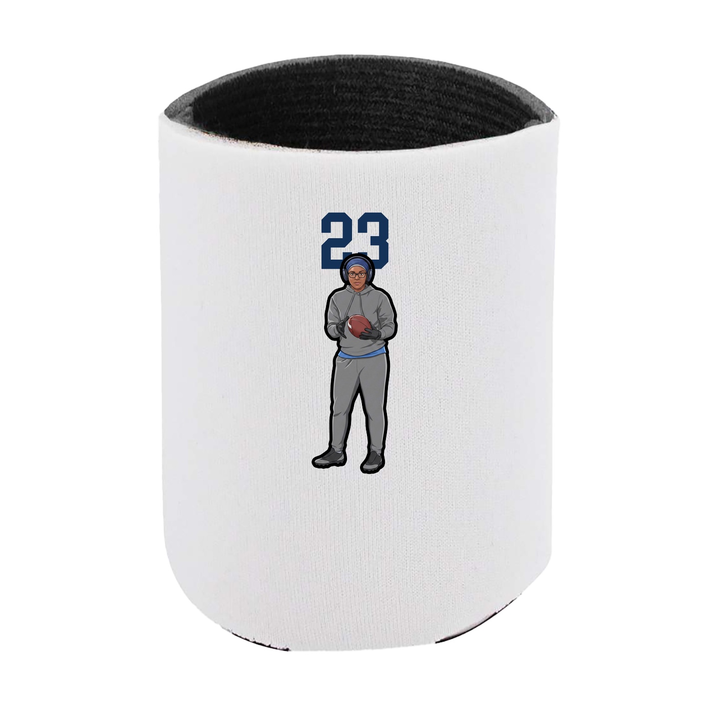 Can Holder — Number Top in White