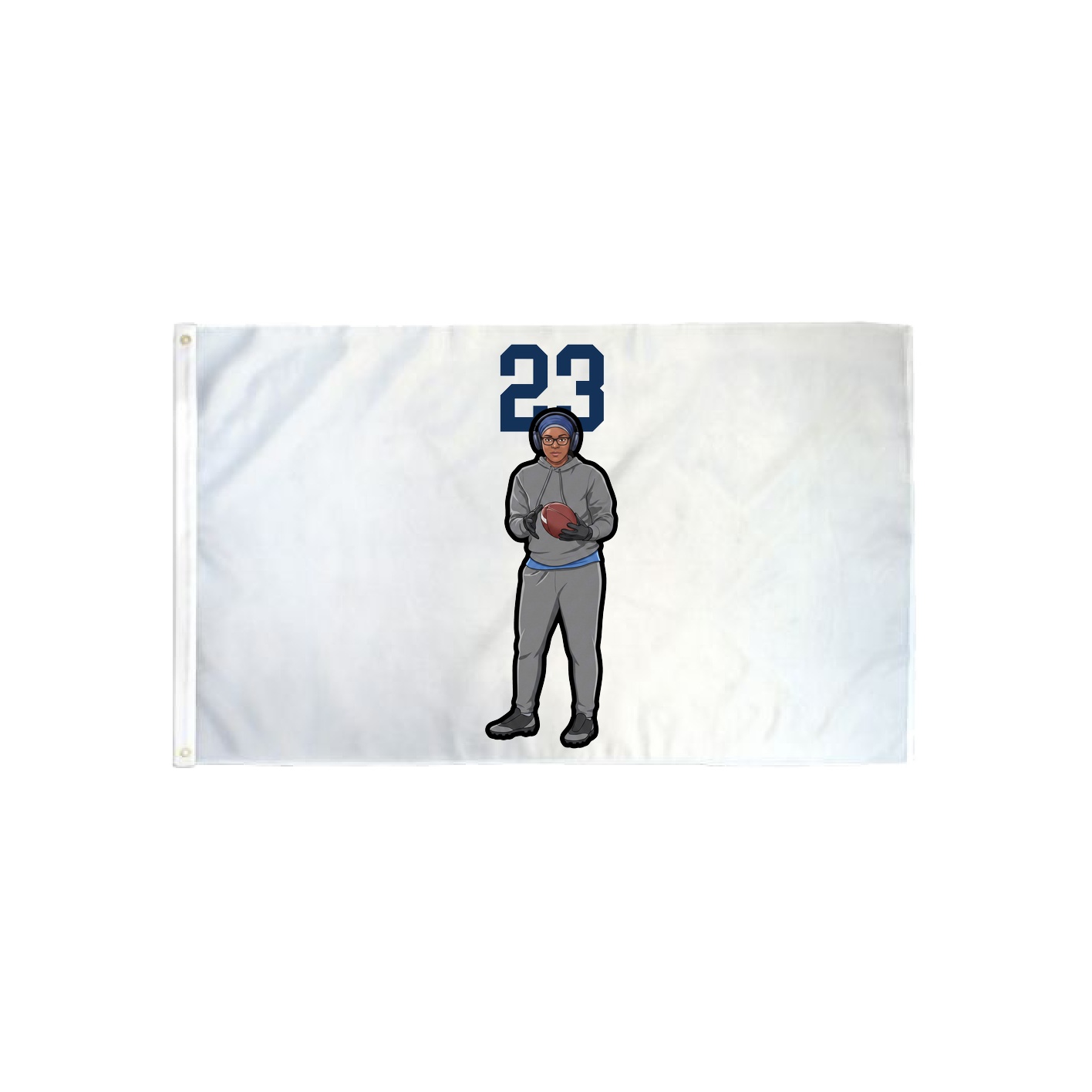 3x5 Flag — Number Top in Classic