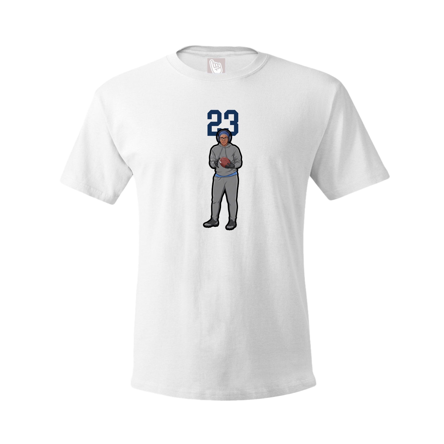 Tee — Number Top in White