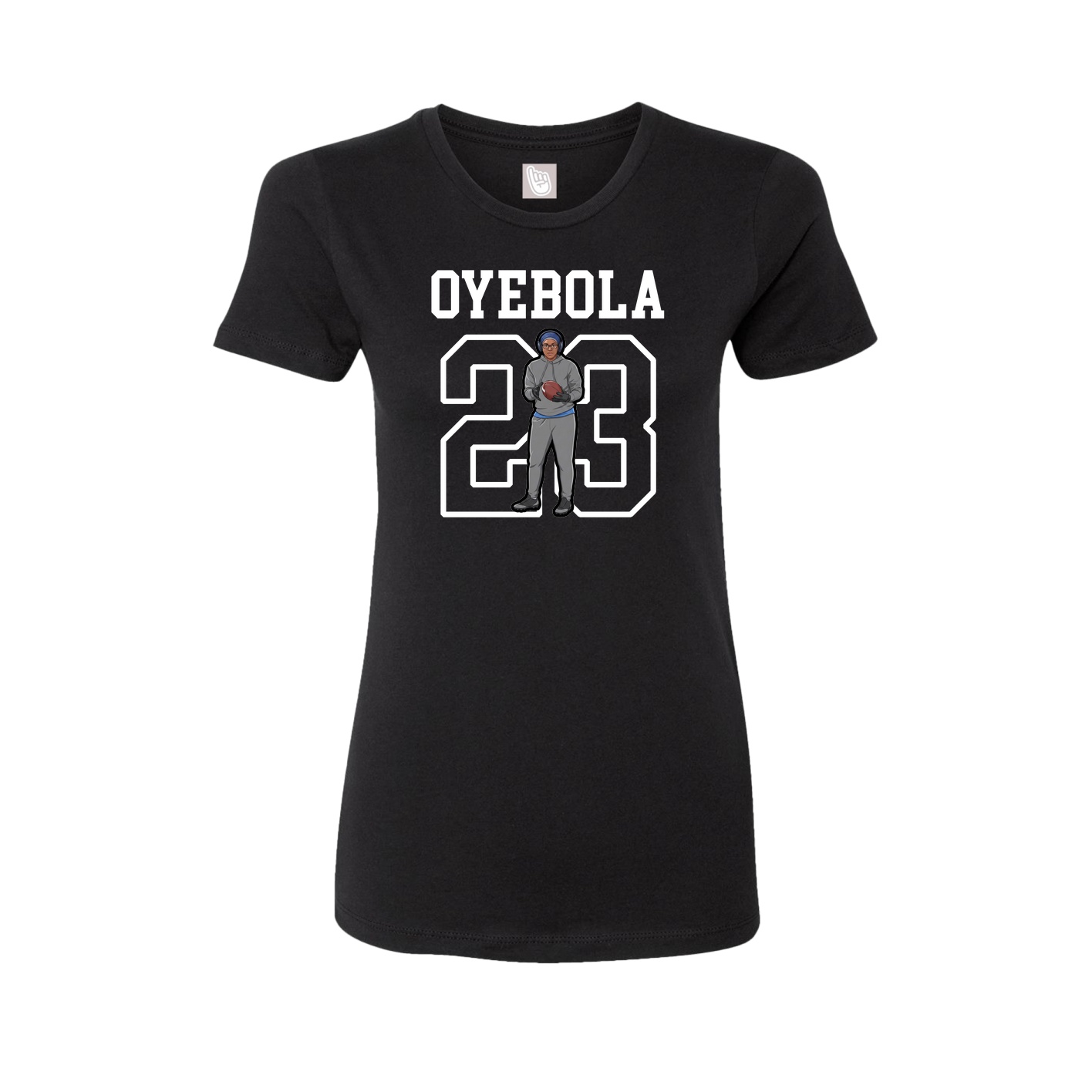 Fitted Women's Tee — Shirsey in Black