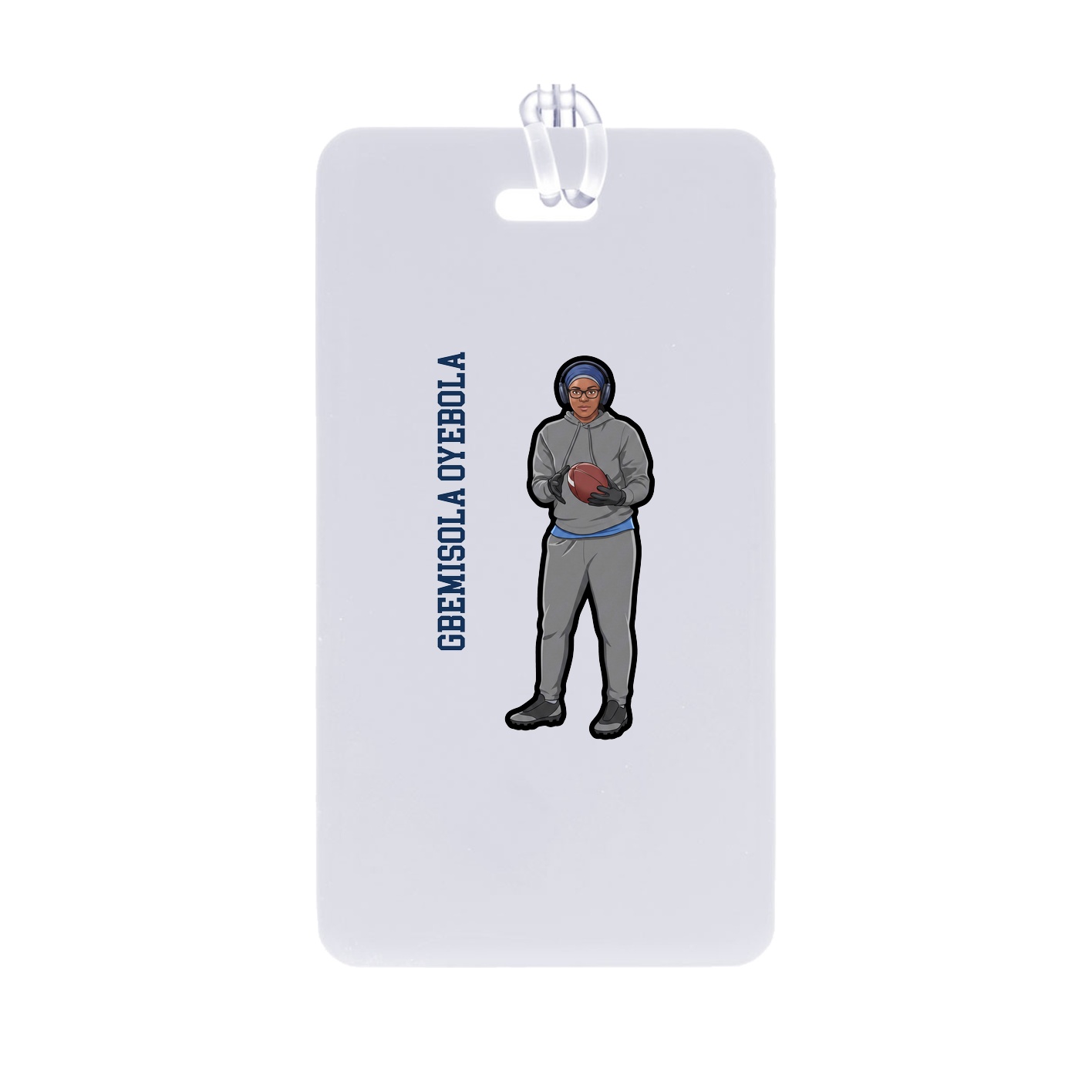 Bag Tag — Name Vertical in Classic