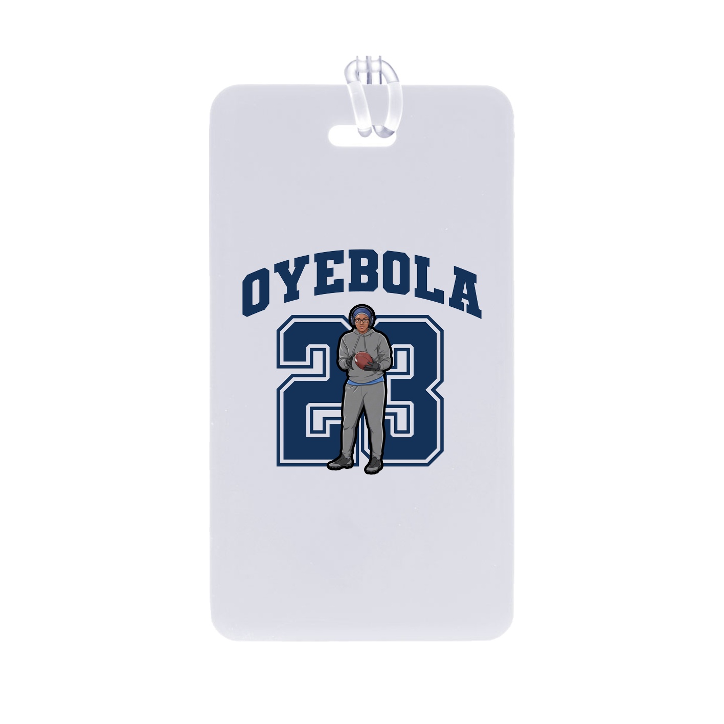 Bag Tag — Number in Classic
