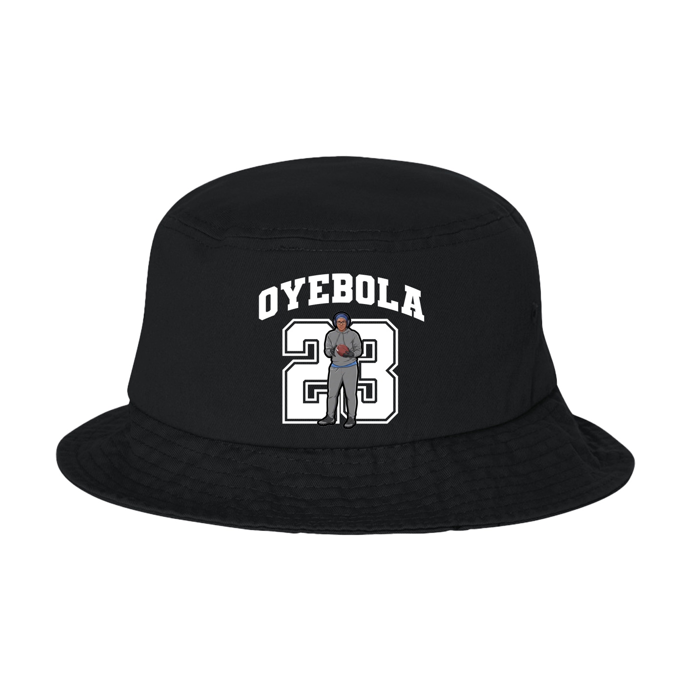 Bucket Cap — Number in Black