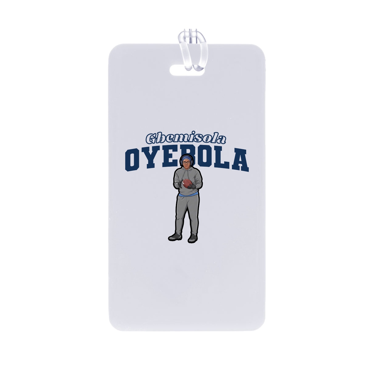 Bag Tag — Name Arch in Classic