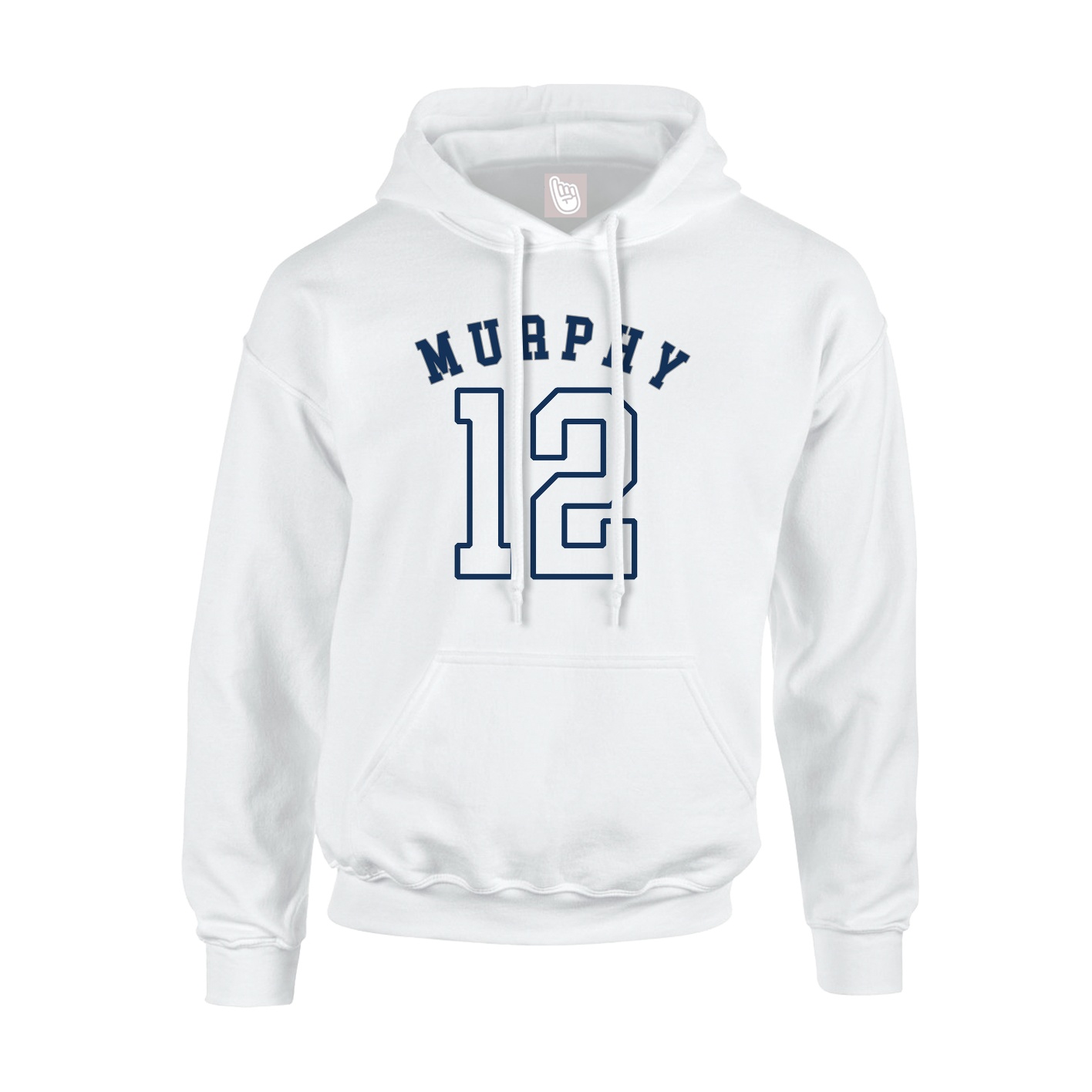 Hoodie — Shirsey Arch in White
