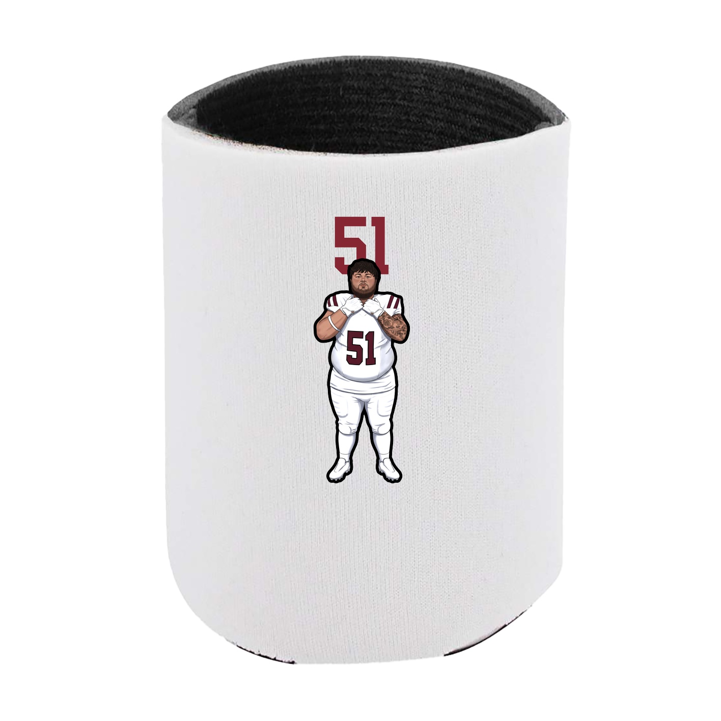 Can Holder — Number Top in White