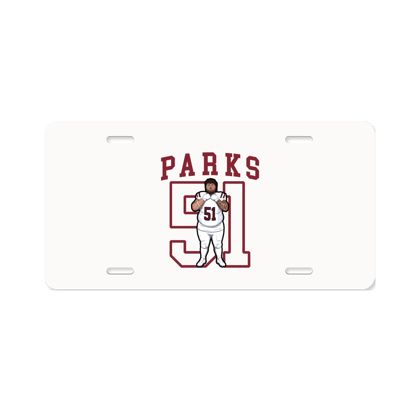 License Plate — Shirsey in Classic