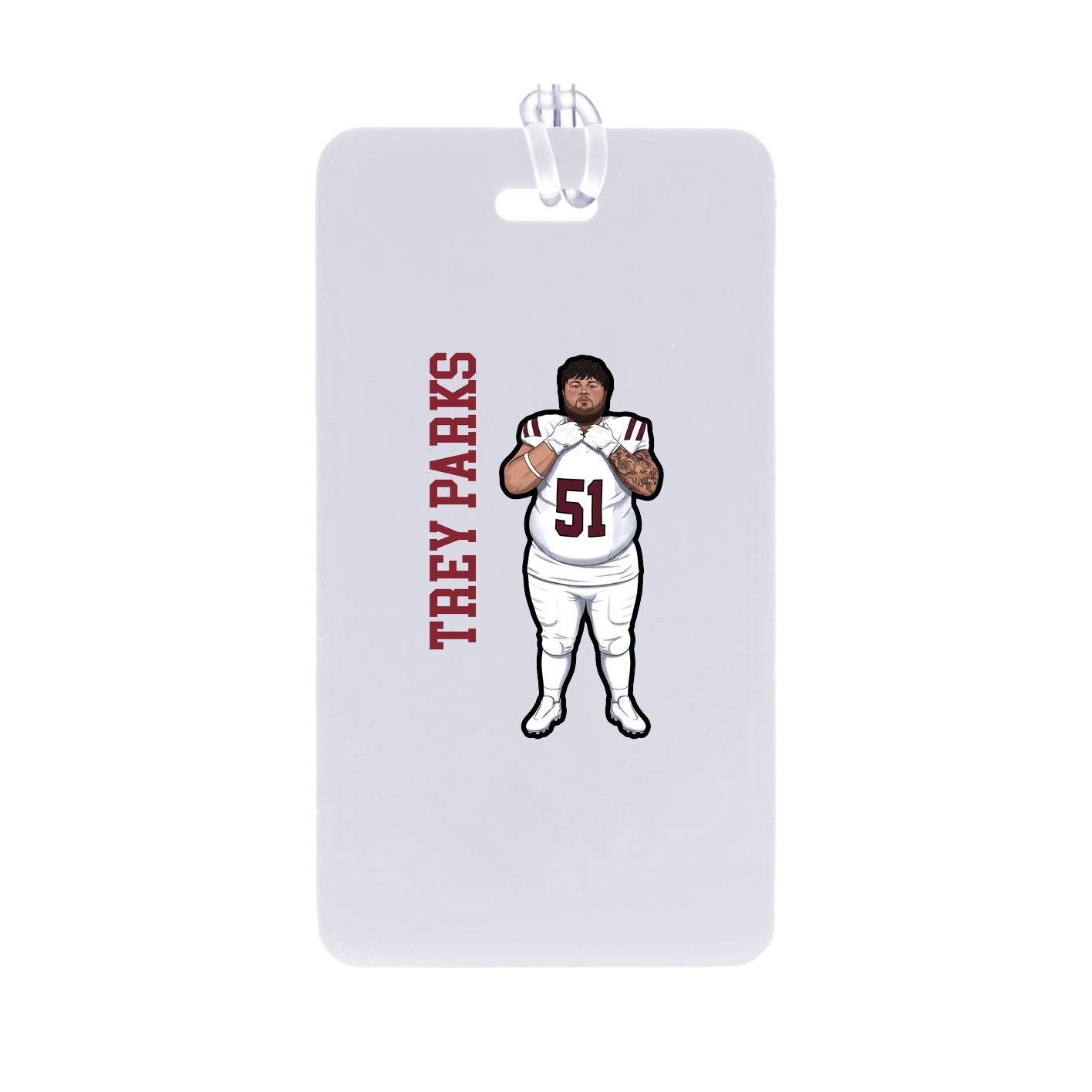 Bag Tag — Name Vertical in Classic