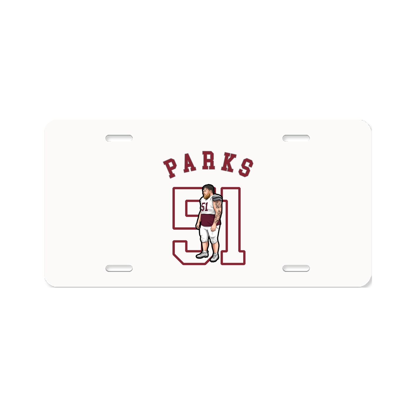 License Plate — Shirsey Arch in Classic