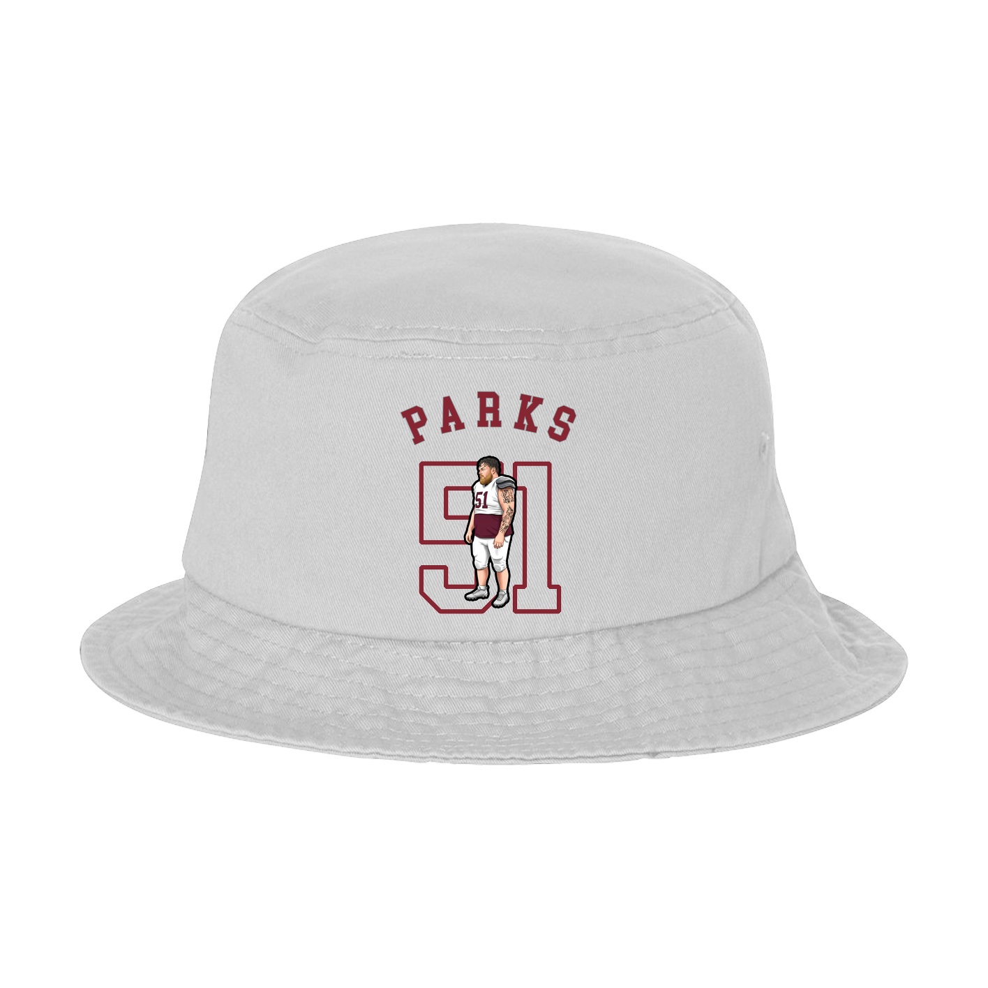 Bucket Cap — Shirsey Arch in White