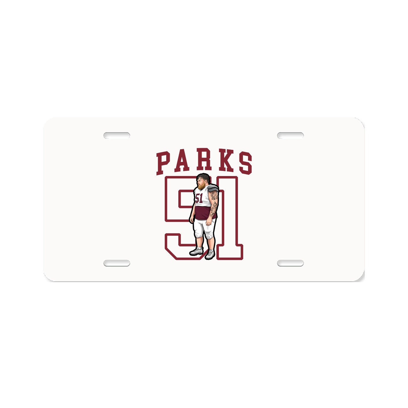 License Plate — Shirsey in Classic